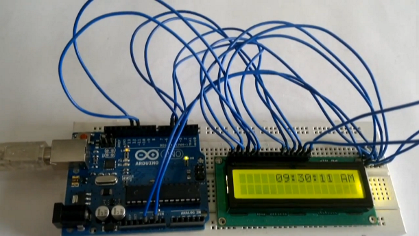 arduino lcd clock